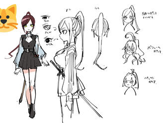 Kishika Character Design Sheet