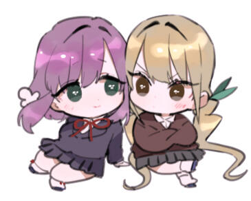 Hakari + Karane Chibis